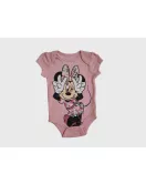 Baby Bodysuit Starter Set, Pink , Fashion Minnie Mouse Print