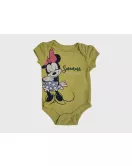 Baby Bodysuit Starter Set, Yellow, White , Fashion Minnie Mouse Print