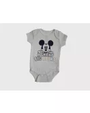 Baby Bodysuit Starter Set, White, Orange, Fashion Mickey Mouse Print