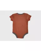 Baby Bodysuit Starter Set, Orange, Grey , Fashion Mickey Mouse Print