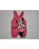 Baby Overalls/Dungarees Set, Pink, White - Minnie Mouse