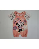 Baby Overalls/Dungarees Set, Peach, White - Minnie Mouse