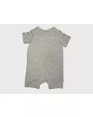 Baby Romper Short Sleeve, Grey Colour