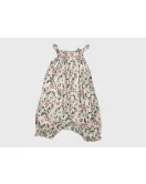 Baby Romper Sleeveless, Floral White Colour, Fashion Flower Print