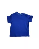 Baby Round Neck T-Shirt , Cerulean Blue, Fashion Gadget Print