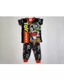 Short Sleeve Pyjama Set - Black Colour with Fashion Toy Story Print