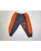 Long Sleeve Pyjama Set - Orange,Grey Colour with Fashion Naruto Print