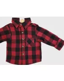 Long Sleeve Shirt - Red & Black