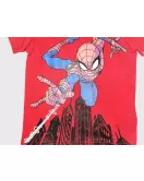 Round Neck T-Shirt , Red Colour, Fashion Spiderman Print