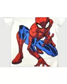 Round Neck T-Shirt , White Colour, Fashion Spiderman Print