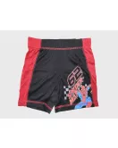 Sleeveless T-Shirt + Short Pant Set, Dark Red, Fashion Spiderman Print