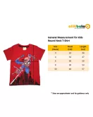 Round Neck T-Shirt , Red Colour, Fashion Spiderman Print