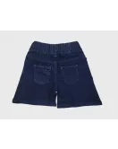 Short Pants - Stretch Denim, Dark Blue 