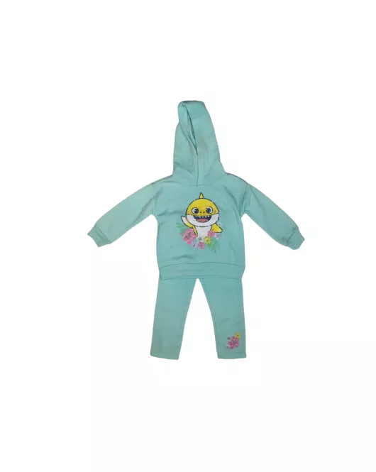 Hoodies and Pants Set - Pinkfong printed