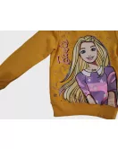 Sweater Long Sleeve- Yellow, Fashion Barbie Print