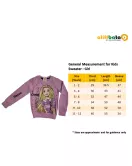 Sweater Long Sleeve- Lavender Rose, Fashion Barbie Print