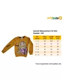 Sweater Long Sleeve- Yellow, Fashion Barbie Print