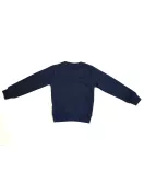 Sweater Long Sleeve- Dark Blue, Fashion Kitty Print