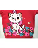 Sweater Long Sleeve- Pink, Fashion Kitty Print