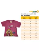 Round Neck T-Shirt Short Sleeve, Pink Colour, Fashion Barbie Print 