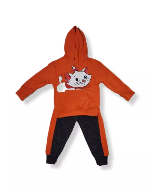 Hoodies and Pants Set - Cat printed