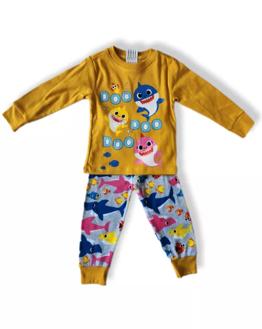 Long Sleeve Pyjama Set - Baby Shark