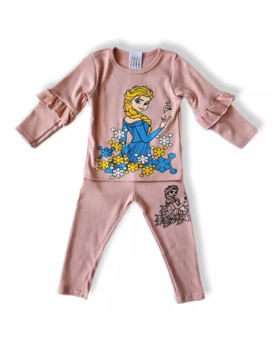 Long Sleeve Pyjama Set - Frozen