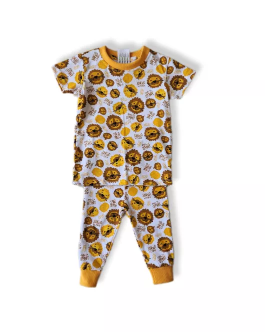 Short Sleeve Pyjama Set - Lion