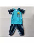 Short Sleeve Pyjama Set - Pooh - Blue