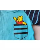 Short Sleeve Pyjama Set - Pooh - Blue