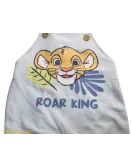 Baby Overalls/Dungarees Set, Light Blue, White - Roar King