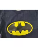  Round Neck T-Shirt With Print-Batman and Cotton Spandex Stretch Pants - Jeans Design (1 Set - T-Shirt & Pant)