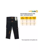 Jeans - Stretch Denim, Black, Cargo Style