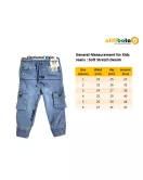 Jeans - Stretch Denim, Elasticated Waist, Light Blue, Jogger